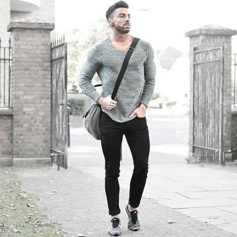 fashion mens what to wear with black jeans outfits